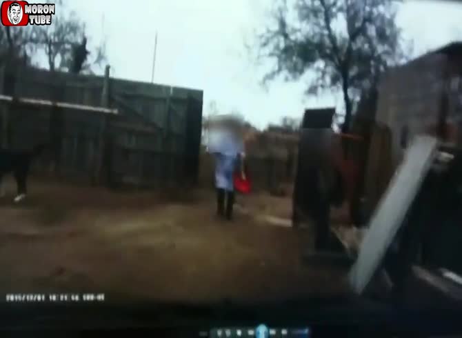 Video :A crazed vehicle kills her as she exits her home